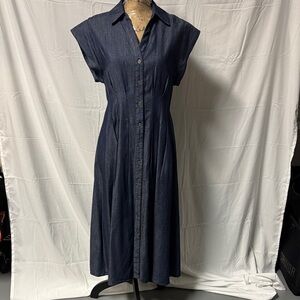 Classic Blue Denim Dress Tommy Hilfiger